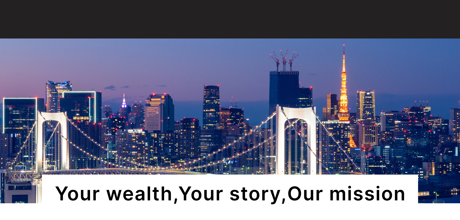 mv03 Your wealth,Your story,Our mission